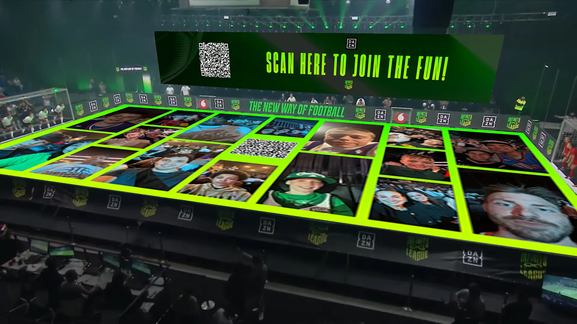 Live Audience installation at DAZN, footage